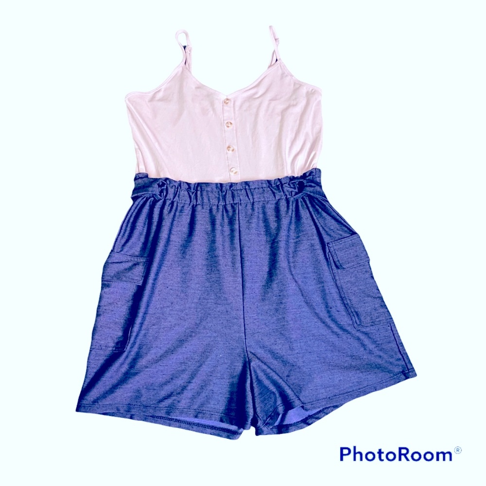 Ultra Flirt Romper 🤍💙